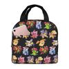 Custom D-Digimons Insulated Lunch Bag for Work School Cartoon Resuable Thermal Cooler Lunch Box Men Women