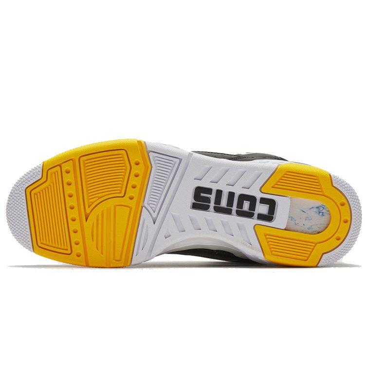 Converse ERX 260 Кожаные Спортивные Комфортные Амортизирующие Поддерживающие Полувысокие Ретро Баскетбольные Кроссовки Унисекс Желтые 167110C