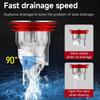 Odor Proof Floor Drain Valve-Sewer Core Backflow Preventer Shower Floor Drain Plug for Kitchen Bathroom Toilet Sewer