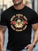 2026 Summer New Navy Fighter School Pattern Boy Gift Y2K Street Fashion Printed Men's T-shirt