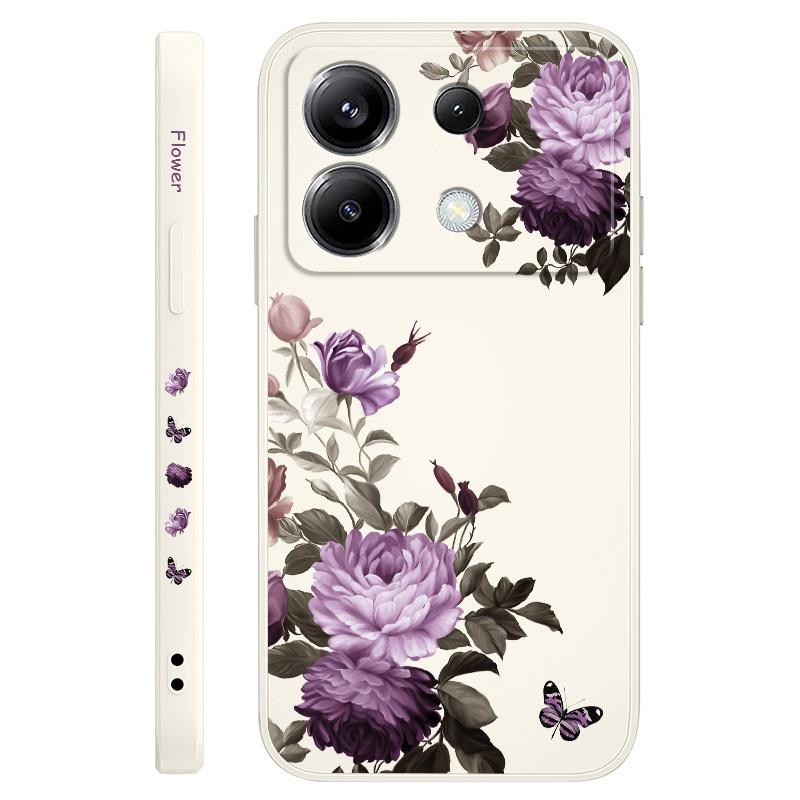 Чехол для телефона 'Цветы пиона' для Xiaomi Poco X7 X6 F6 M6 M5 M5S F5 X5 F4 X4 M4 F3 M3 X3 Pro 4G 5G GT Силиконовый чехол