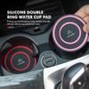 2pcs Car Cup Holder Anti Slip Insert Coasters Pad Bottle Holder For Citroen C4 C3 C5 C1 C2 C6 VTS C4L DS3 DS4 DS5 Grand Berlingo aiu256