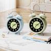 Metal Construction Vintage Silent Alarm Clock Round Pointers Luminous Alarm Clock  Student Use
