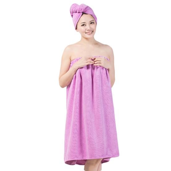 Домашний комплект 2 шт., женская водопоглощающая быстросохнущая шапочка для волос, банное полотенце, спа-обертка, душевая принадлежность