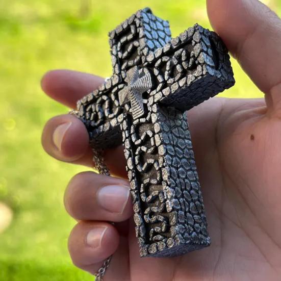 Ожерелье с секретным отделением, ожерелье с подвеской в форме персонажа «Десять», игровое ожерелье ручной работы, напечатанное на 3D-принтере