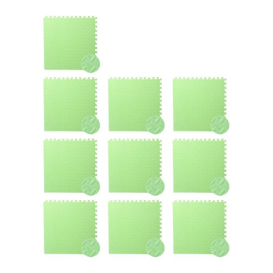 10 шт., спортивный коврик, устойчивый к разрушению листовых вен, сплошной цвет, защитный коврик для спортзала и дома, коврик для йоги, ежедневное использование