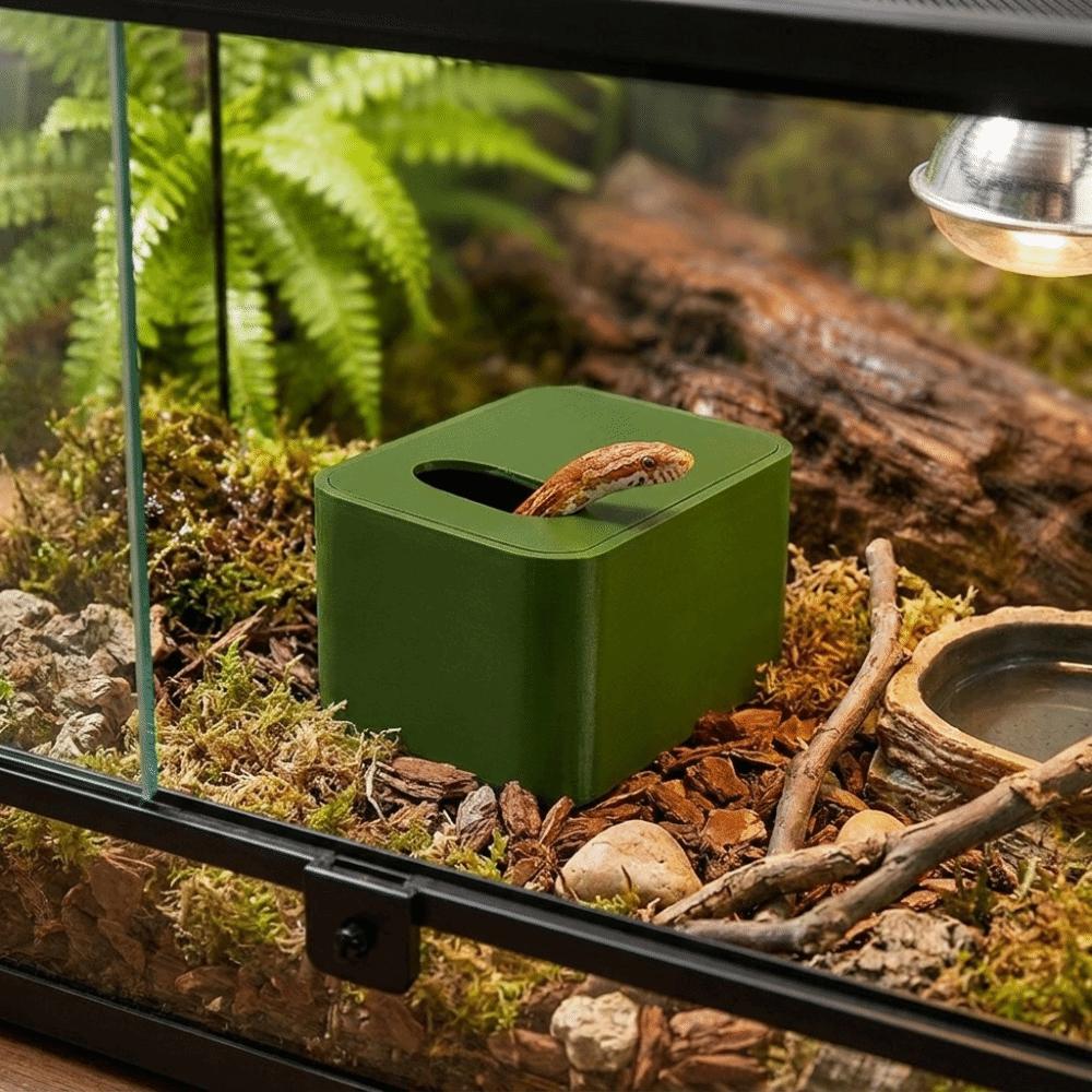 Plastic Climbing Pet Peeling Wet Box 3D Printed Reptile Terrarium Decor Reptile Use