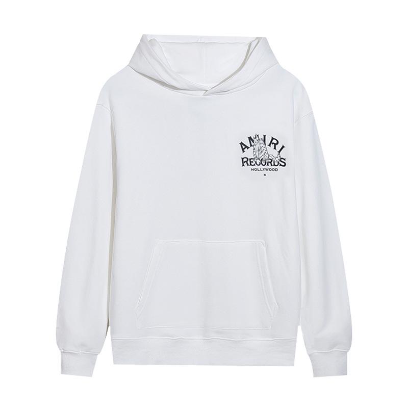 Унисекс худи AMIRI с высококачественным принтом, повседневное - Коллекция Осень/Зима 2024, трендовое американское