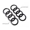 ABS Four Ring For Audi A3 A4 A5 A6 A7 A8 Q3 Q5 Q7 Q8 Car Accessories Car Logo Cover Front Grille Badge Rear Trunk Emblem Decal