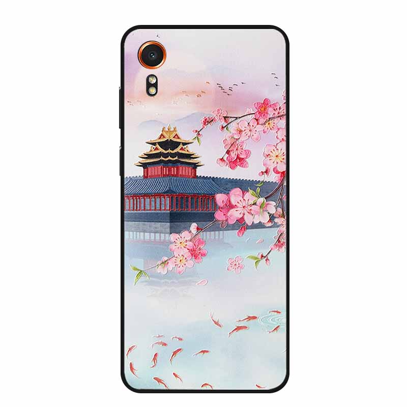 3D Тисненый Чехол Для Samsung Galaxy Xcover7 Чехол Для Телефона Рельефные Цветы Мягкий Силикон Задняя Крышка Для Samsung Xcover 7 Чехол Оболочка Сумка