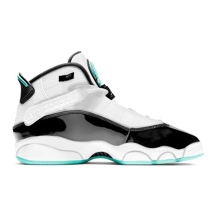 Кроссовки Air Jordan 6 Rings GS Tropical Twist для детей Белые 323419-115