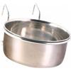 TRIXIE Ecuelle Inox Avec Support - 600ml - Ø12cm - Pour Perroquet Et Perruche