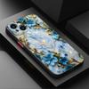 Чехол для телефона для iPhone 15 Pro Max 14 Plus 12 13 11 Pro Max SE 7 8 14 Pro XR XS X 15Pro 12 Mini Цветочный Мрамор