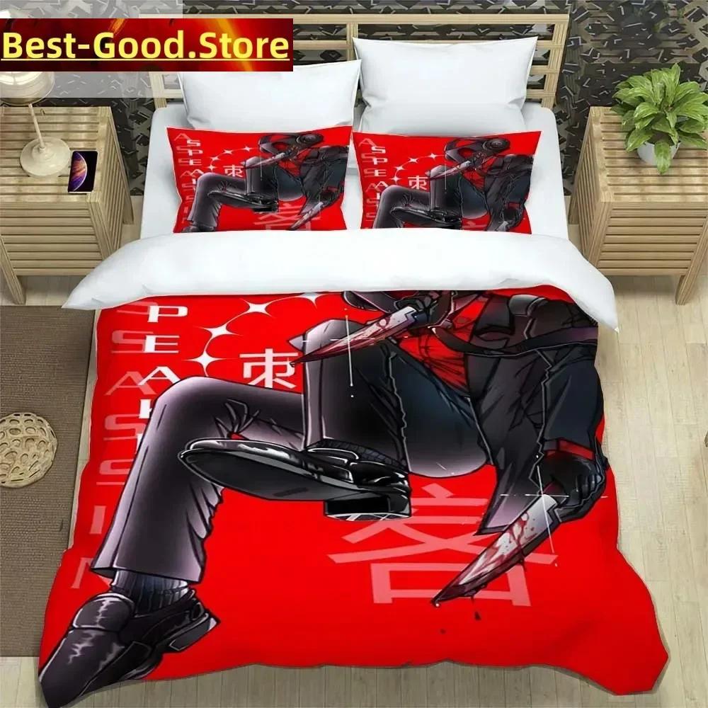 Skibidi Toilet Funny Kprl Speaker Cartoon Duvet Case Pillowcase Beddding Set Twin Full King for Boys Adults Bedroom