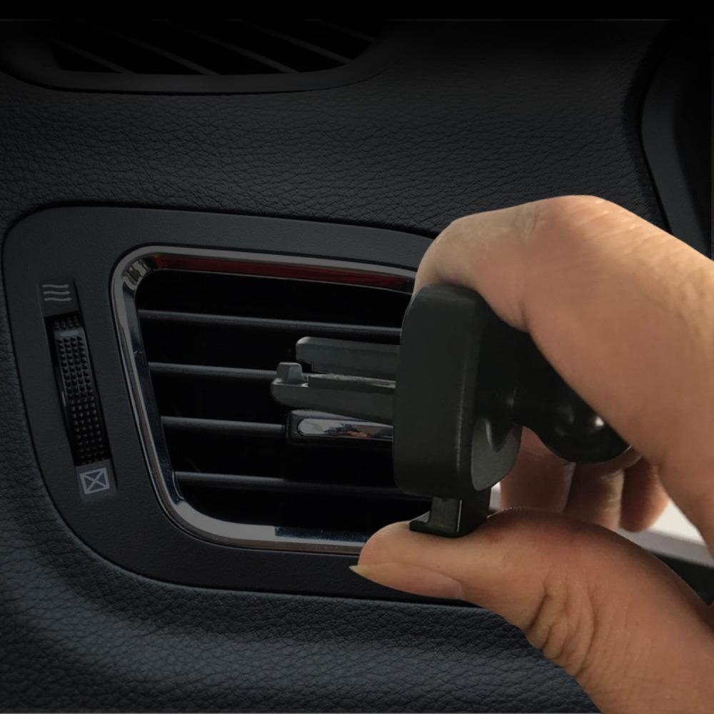 Vent Stand Clamp Press Clip Auto Air Vent Stand Ball Head Base Car Phone Bracket Car Phone Holder