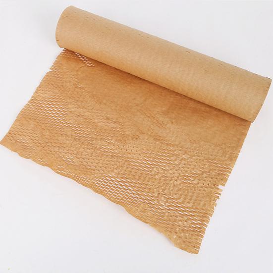 1 Roll Mesh Honeycomb Paper Biodegradable Space-saving Shock-proof Wrapping Paper Honeycomb DIY Roll Tissue Paper Office Supply