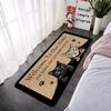 Doormat German Shepherd DogFlannel Floor Mat  Cute Dogs Cats Indoor Foot Rug Fluffy Bedside Mats Corridor Carpet Balcony Decor