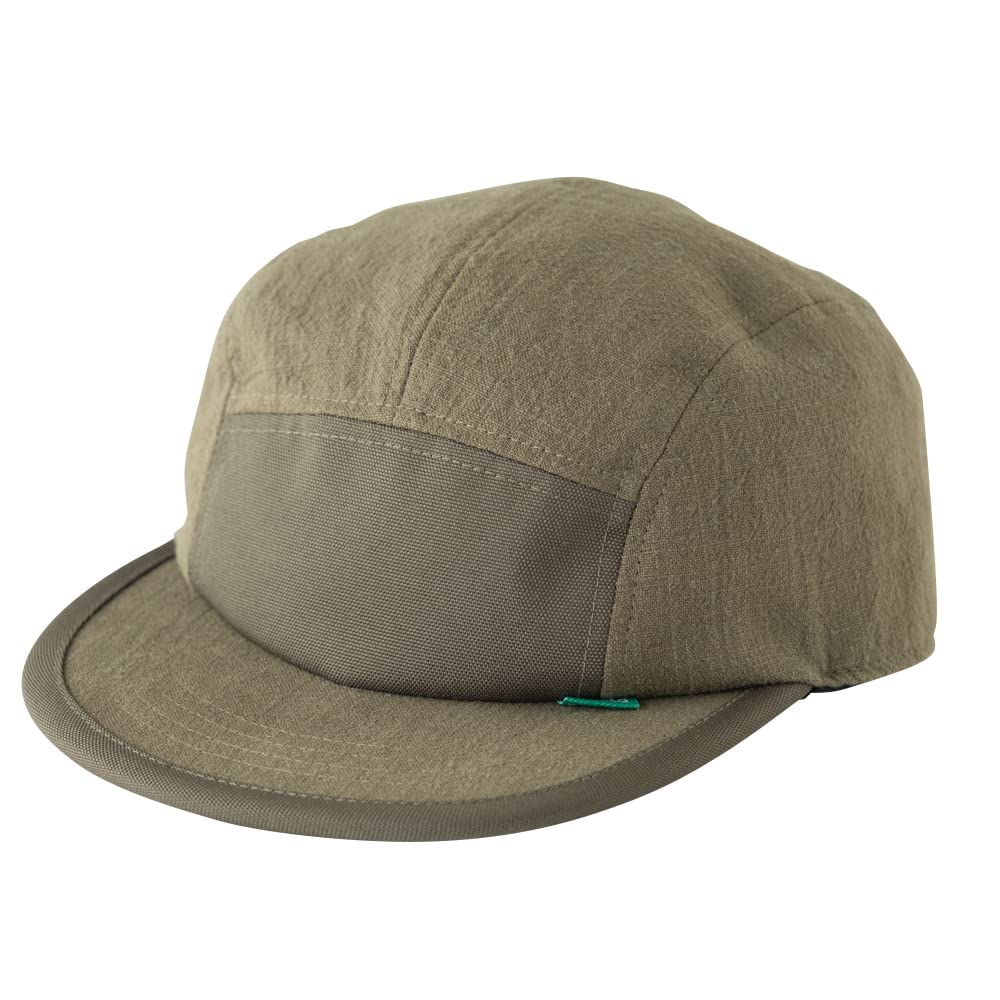 Nakota Linen Cool Jet Long and Large Suitable for Outdoor and Casual Solid Size L Circumference Khaki Cap, Brim, Lightweight, Men's Women's, Sizes,