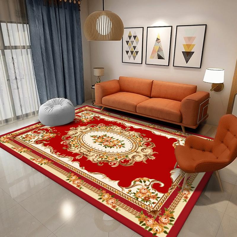 Новый ковер для гостиной в китайском стиле, коврик для журнального столика, прикроватная тумбочка в китайском стиле, декоративные нескользящие большие ковры