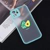 Милый Чехол для Телефона с Фруктом Авокадо для IPhone 18 13 11 12 Pro Max X XS XR SE20 7 8 Plus Клубника Вишня Прозрачный Жесткий Матовый Чехол Fundas