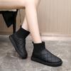New Solid Color Snow Boots 2024 Winter Height Increasing Versatile Casual Fashion Cotton Shoes Women's Velvet Shoes