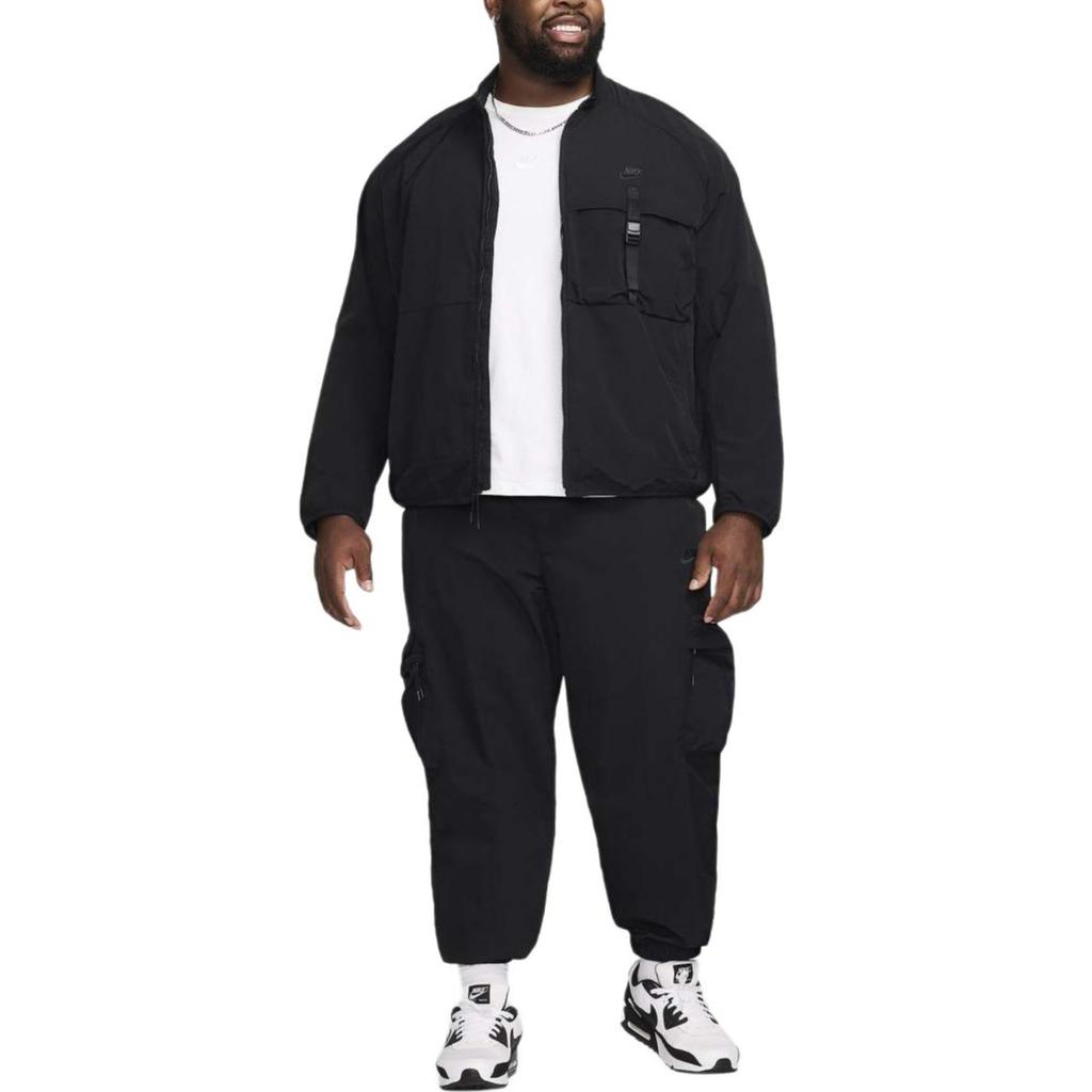Nike Модные удобные облегающие однотонные спортивные брюки-джоггеры мужские низ Черный FZ0756-010