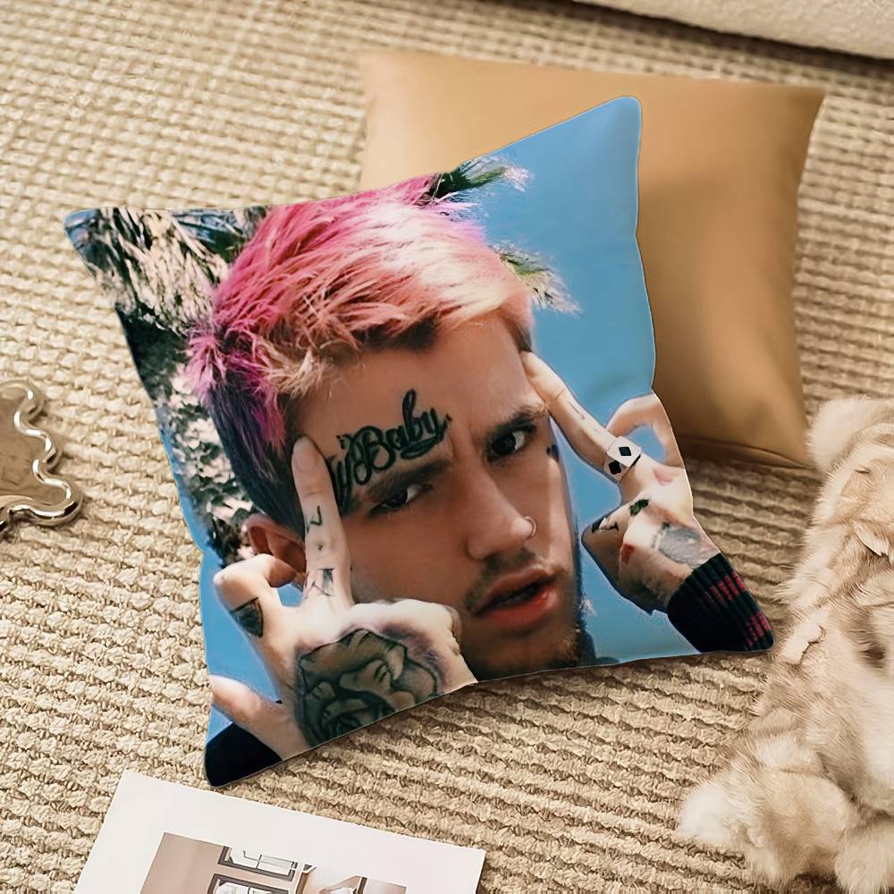 Хип-хоп рэпер L-Lil P-Peep Наволочка Антипылевой клещ Невидимая молния Диван-кровать