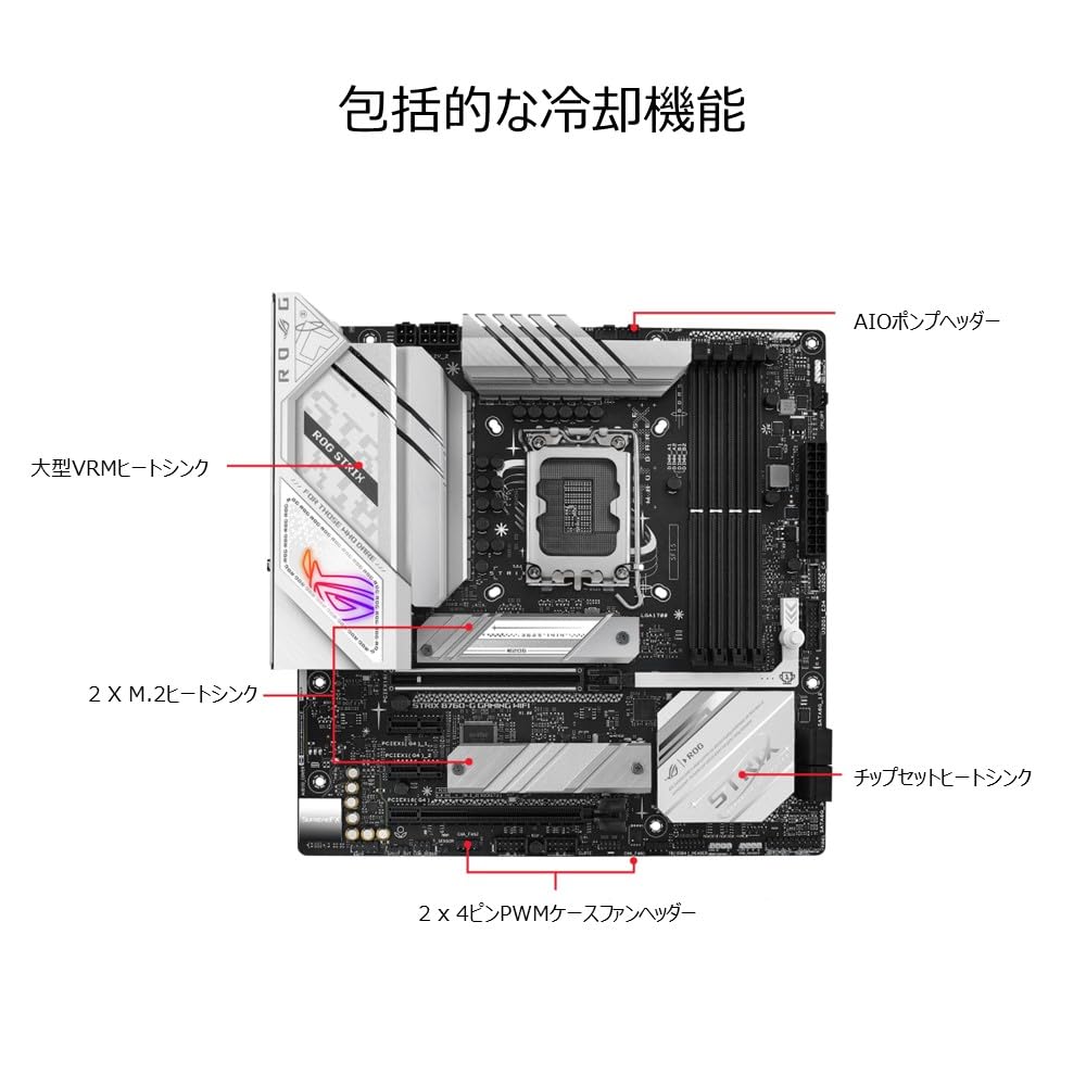 ASUS ROG STRIX GAMING WIFI процессор поколения Intel совместимый с LGA1700 B760, оснащенный DDR5 mATX, авторизованный дистрибьютор, продукт B760-G 14th/13th/12th