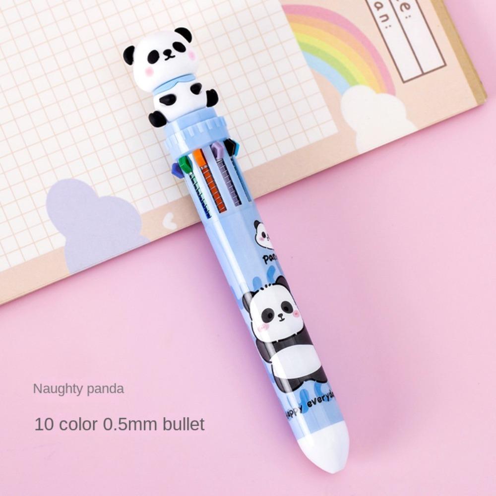 Cute Ballpoint Pen Plastic Stationery Gifts New Panda Ballpoint Pen