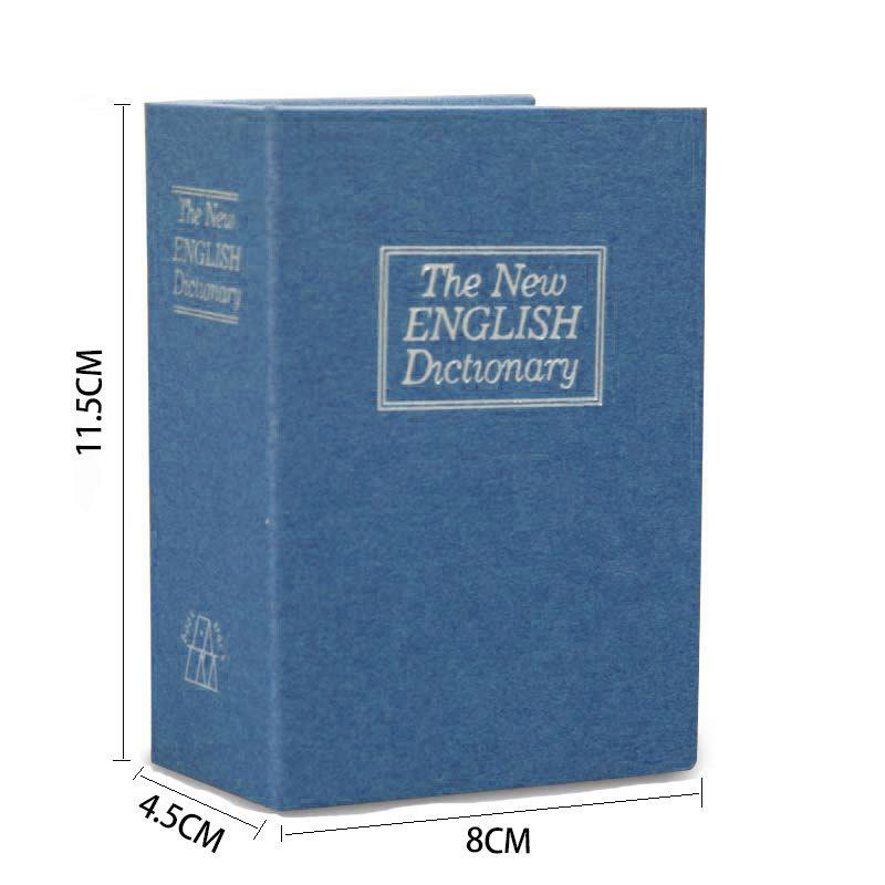 Словарь, мини-книжный сейф, шкафчик для ключей, скрытый секретный сейф для ключей, сейф для хранения наличных денег, монет, ювелирных изделий, замок