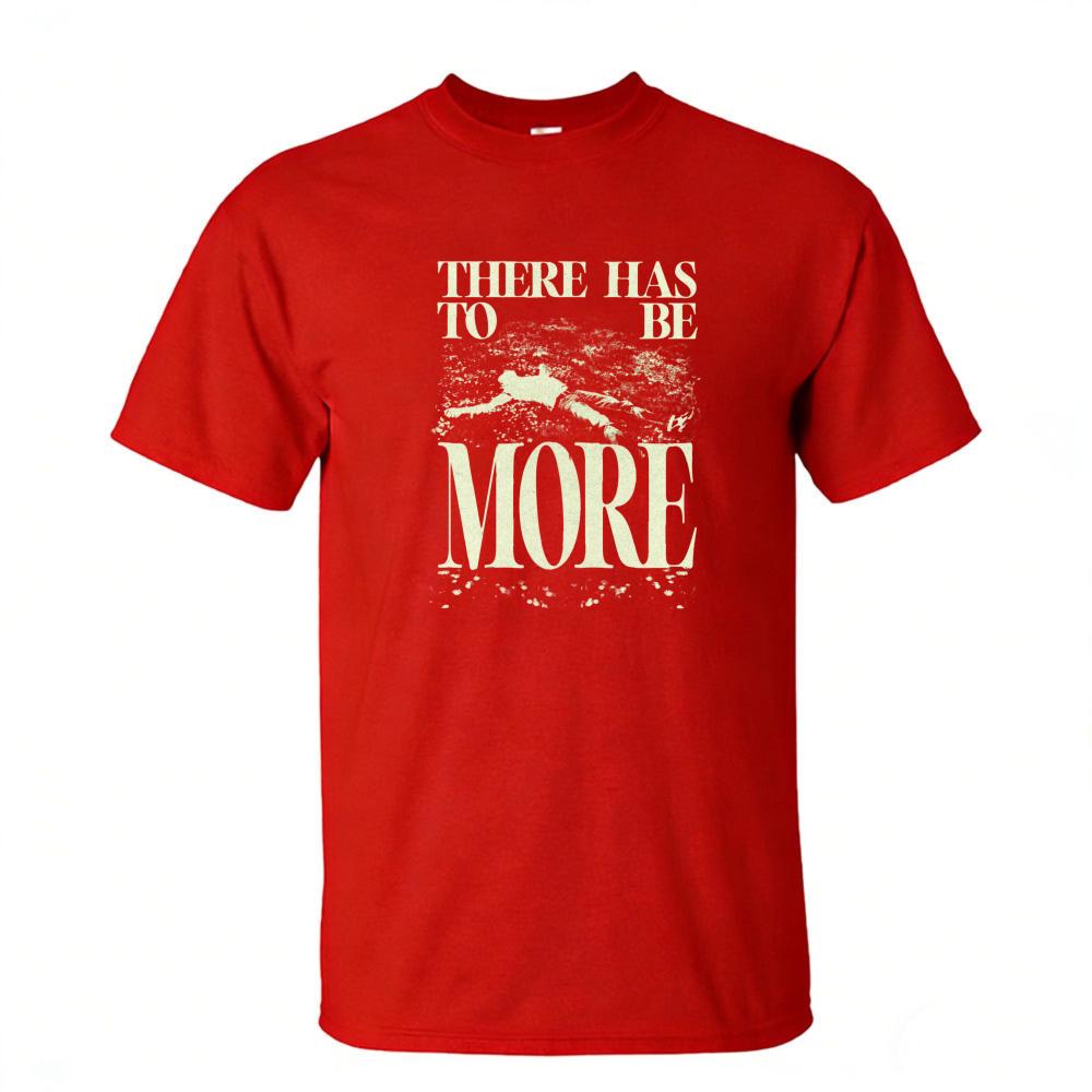 There Has To Be More T Shirt Unisex Vintage Distressed Diving Figure Letter Graphic Inspirational Quote Cotton Casual Daily Tee