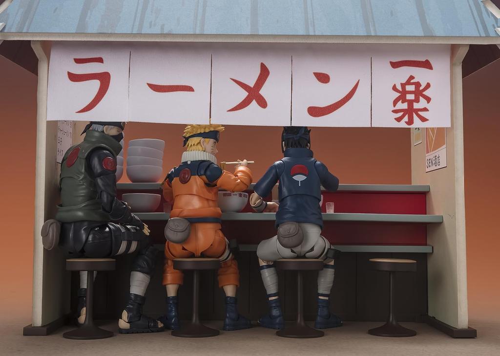 TAMASHII NATIONS NARUTO Shippuden Ichiraku Ramen Set 220 мм окрашенная полная фигурка SHFiguarts приблизительная. АБС&ПС&ПВХ&Ткань