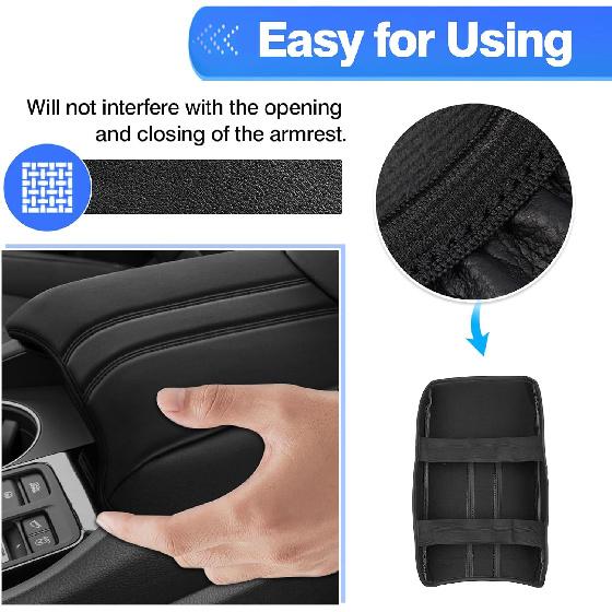 Autorder Крышка центральной консоли для -2025 2026 Honda Pilot/ 2024-2026 Ridgeline Passport Аксессуары Крышка подлокотника Защита от царапин Накладка на среднюю консоль