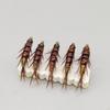 5x Fly Fishing Baits Kit Artificial Freshwater Saltwater Realistic Lures with Hook