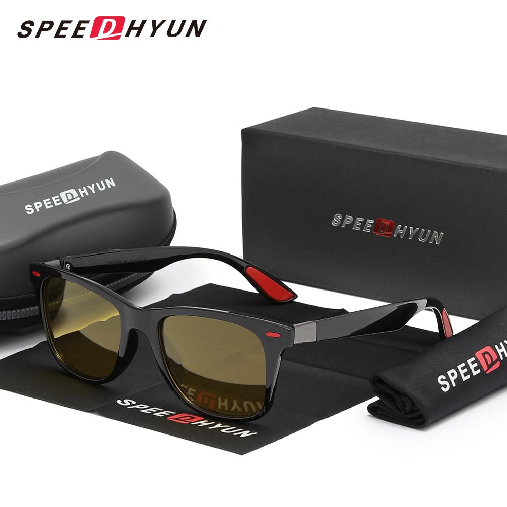 Классические солнцезащитные очки-авиаторы SPEEDHYUN для вождения днем и ночью и повседневного использования