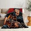 Fleece Throw Blanket Elvis Bedspread on the Bed Decorative Sofa Blankets for Winter Bedroom Decoration Boho Home Decor