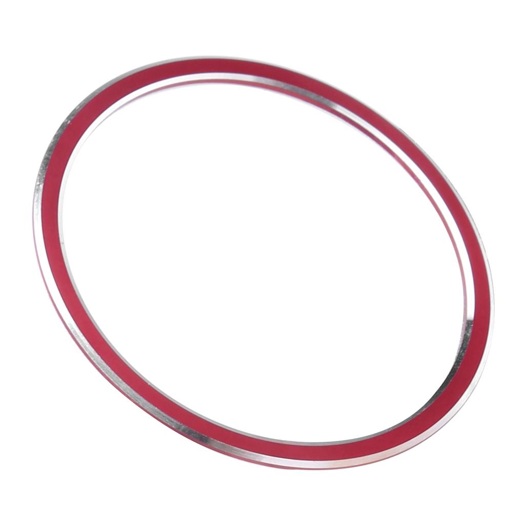 Ignition Inner Ring Trim Car Decoration Replacement for MercedesBenz A B C E Class CLA CLS GLC GLE(Red )