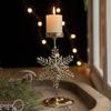 Decorative Xmas Tealight Holder Elk Christmas Candlestick  Wedding Party