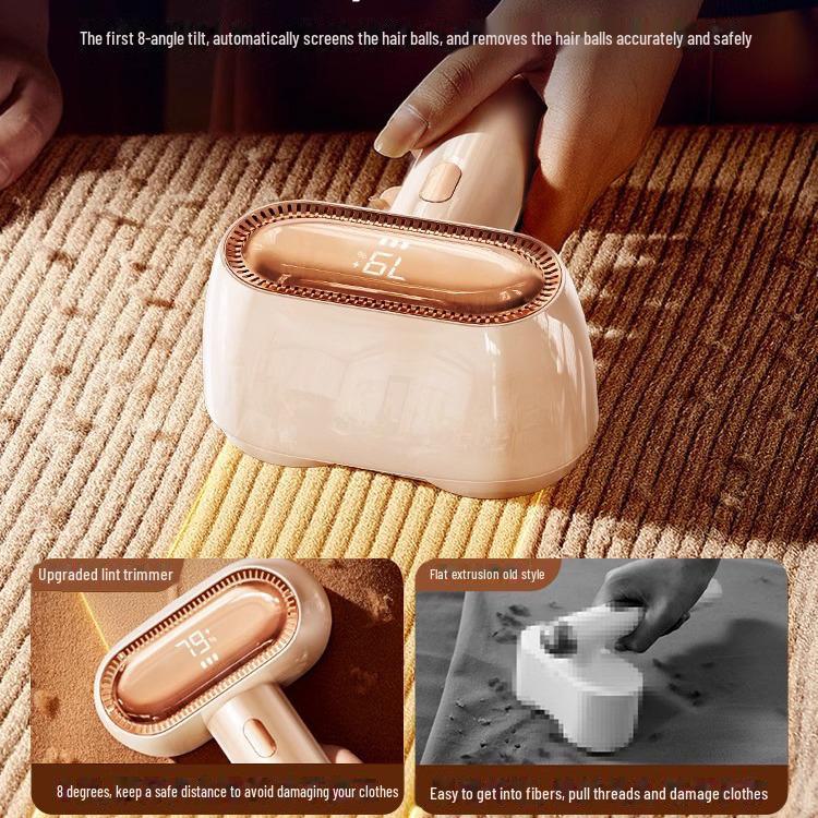 Сертифицированный KC триммер для удаления комков шерсти с двумя головками: Быстрое и бережное удаление волос в домашних условиях