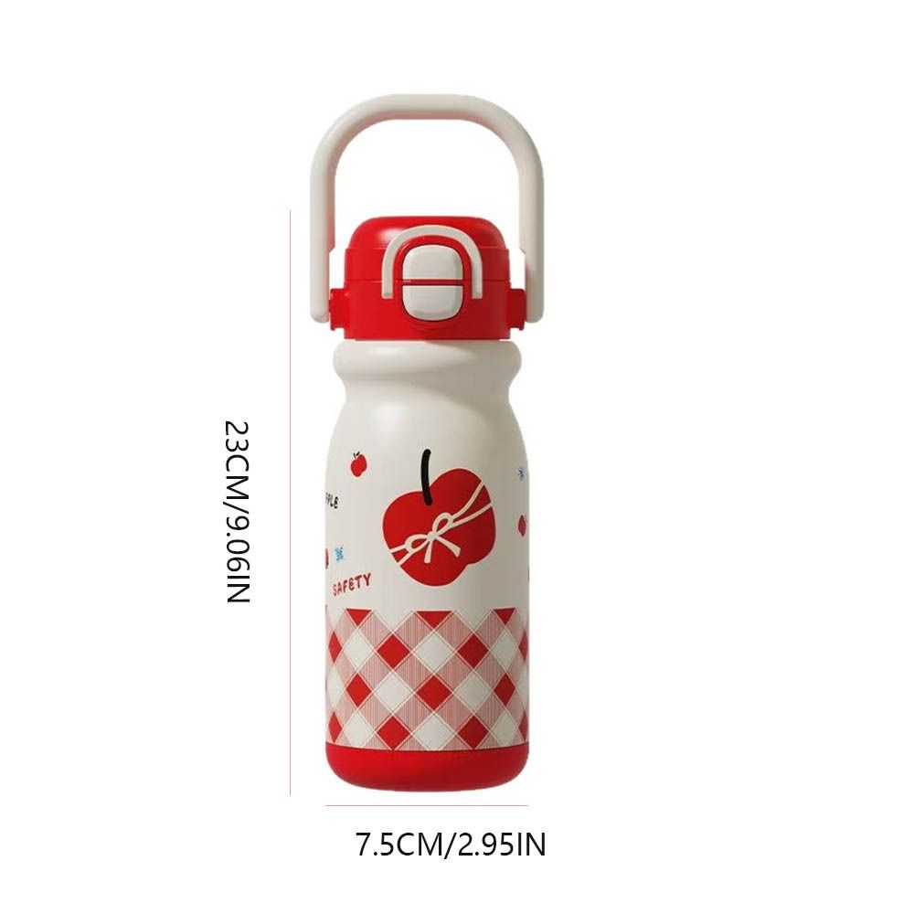 500ml Insulated Cup Large Capacity Thermos Water Bottle Cartoon Vacuum-insulated Bottle Daily Use