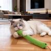 Интерактивная игрушка-змея для кошек с кошачьей мятой, шуршащая, плюшевая, жевательная игрушка для котят для чистки зубов