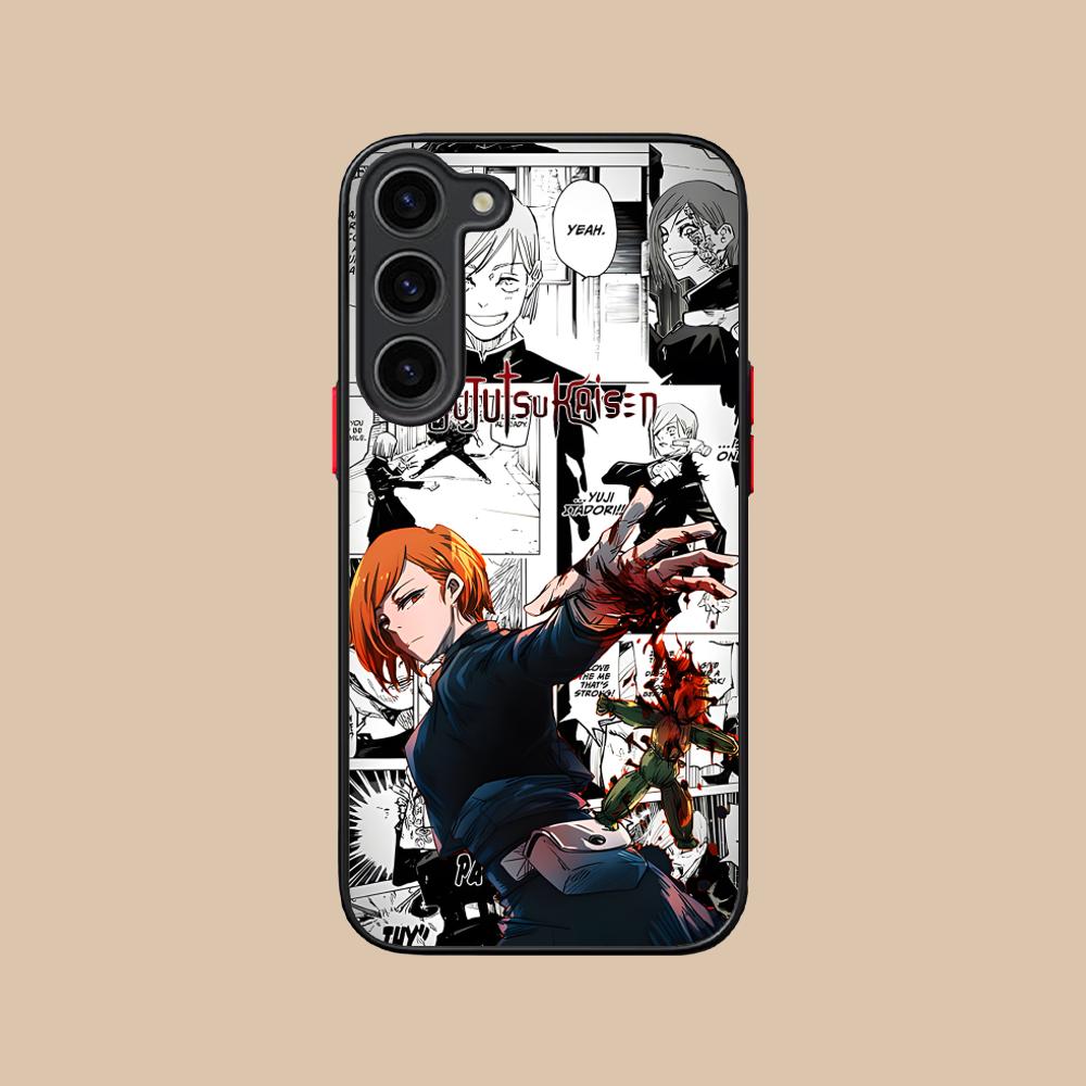 Чехол для мобильного телефона из силикона Jujutsu Kaisen Нобара для Samsung Galaxy S26 S25 S24 S23 S22 S21 Plus FE Ultra Цветная обложка