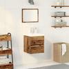 Washbasin Cabinet Black Oak Effect 41 x 39 x 62 cm
