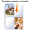 Листы-органайзеры для фотокарточек формата А4 Прозрачный ПП Безкислотный Альбом для фотографий Сменные листы K-pop Органайзер для фотокарточек Карточка Штамп Вырез