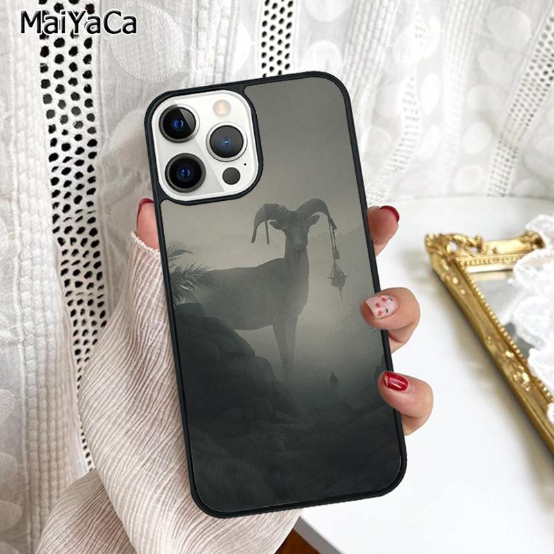 Чехол для телефона с козами Для iPhone 17 Air 16 16e 15 plus 11 12 13 14 pro max корпус coque