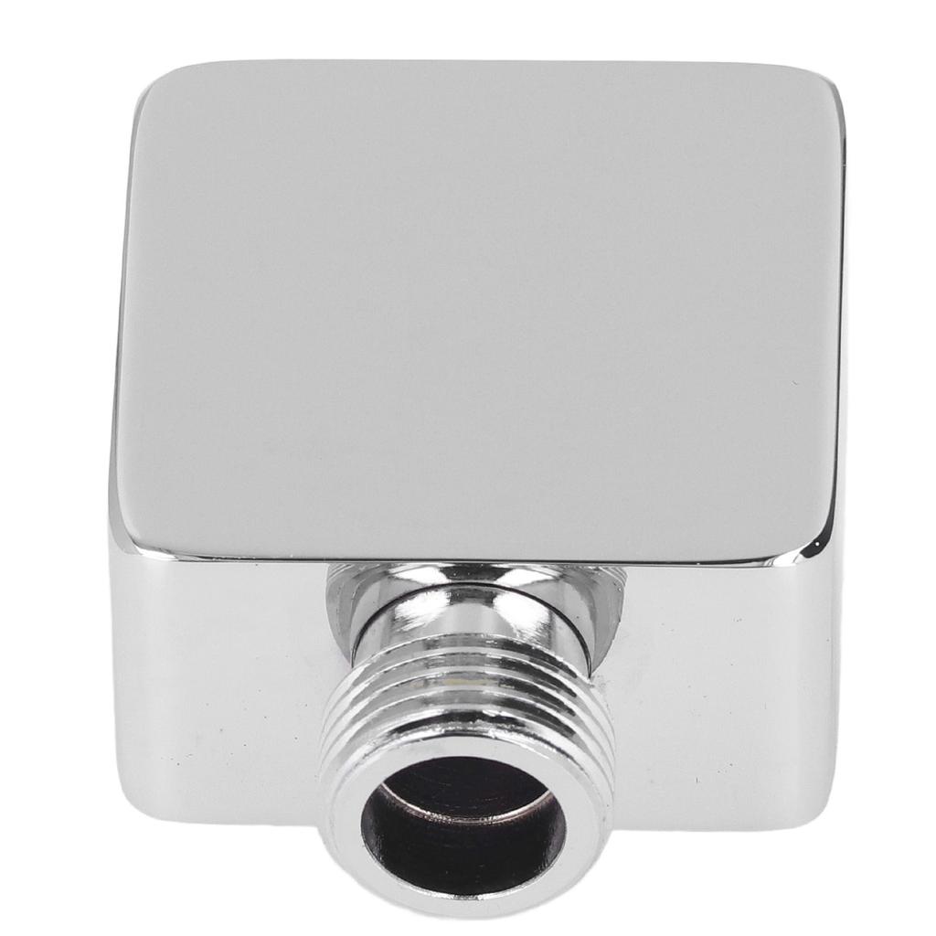 Квадратный душевой отвод Хромированная отделка Настенный G1/2 Полностью медный Наружный Внутренний Универсальный Настенный отвод