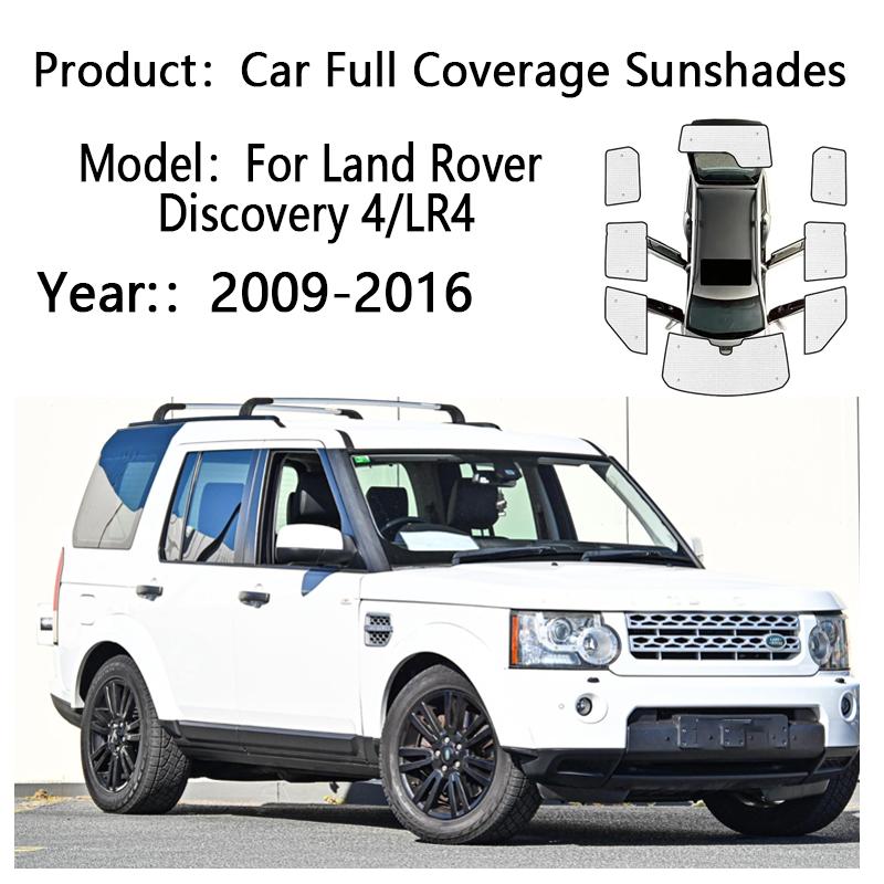 Sun Shades For Land Rover Discovery 4 LR4 L319 2009-2016 Sunshade Full Cover Windshield Blackout Anti UV Visor Car Accessories YU4