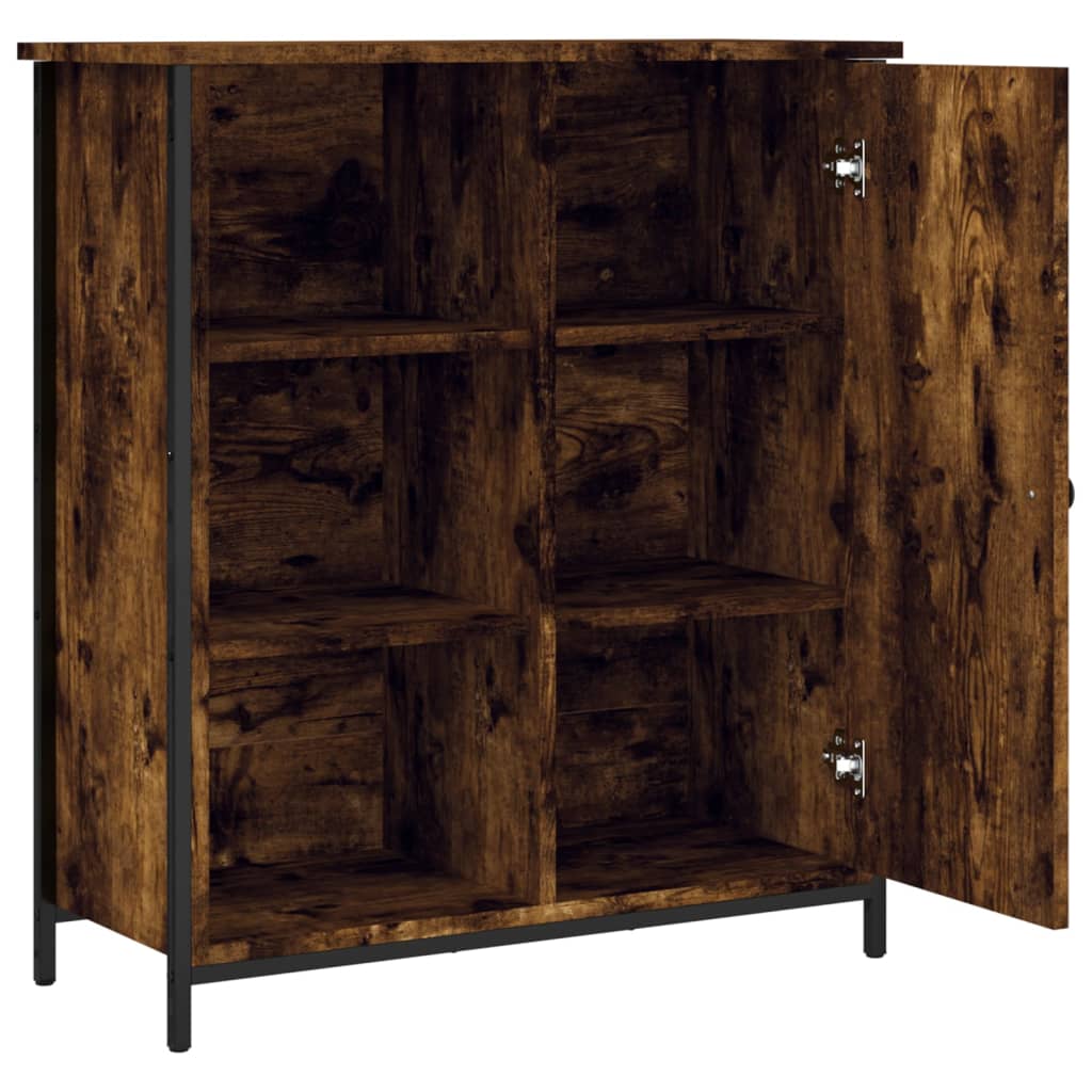 Sideboard Smoked Oak 70x30x80 cm Wood Based Panel