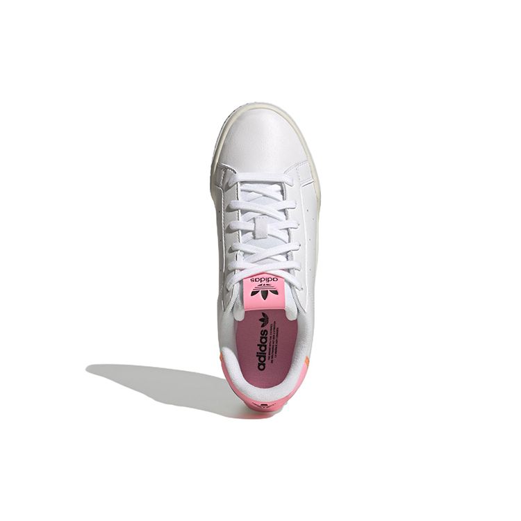 adidas Court Tourino Bold White Beam Розовые женские кроссовки Cloud-White Off-White GX1848
