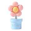 Shake Head Flower Ornament Car Small Flower Bobble Head Ornaments  Auto Interior Accessories